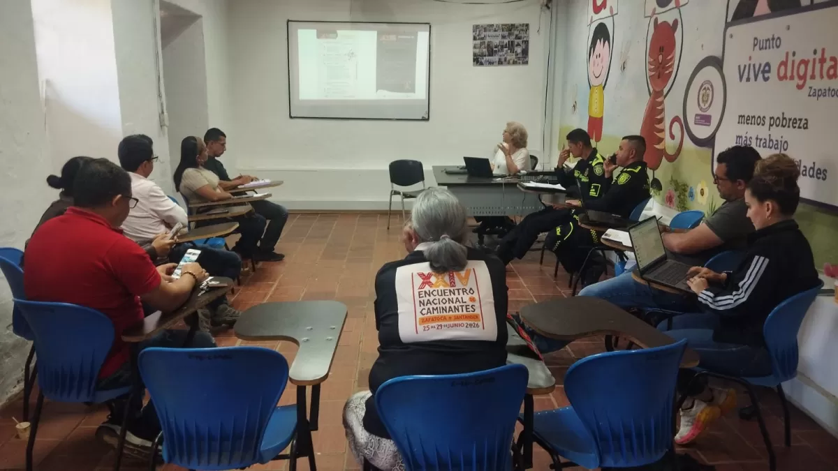 XXIV Encuentro Nacional de Caminantes fue presentado ante el Consejo de Seguridad y Convivencia de Zapatoca